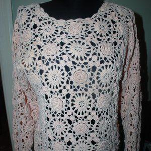 Vintage Crocheted Sweater